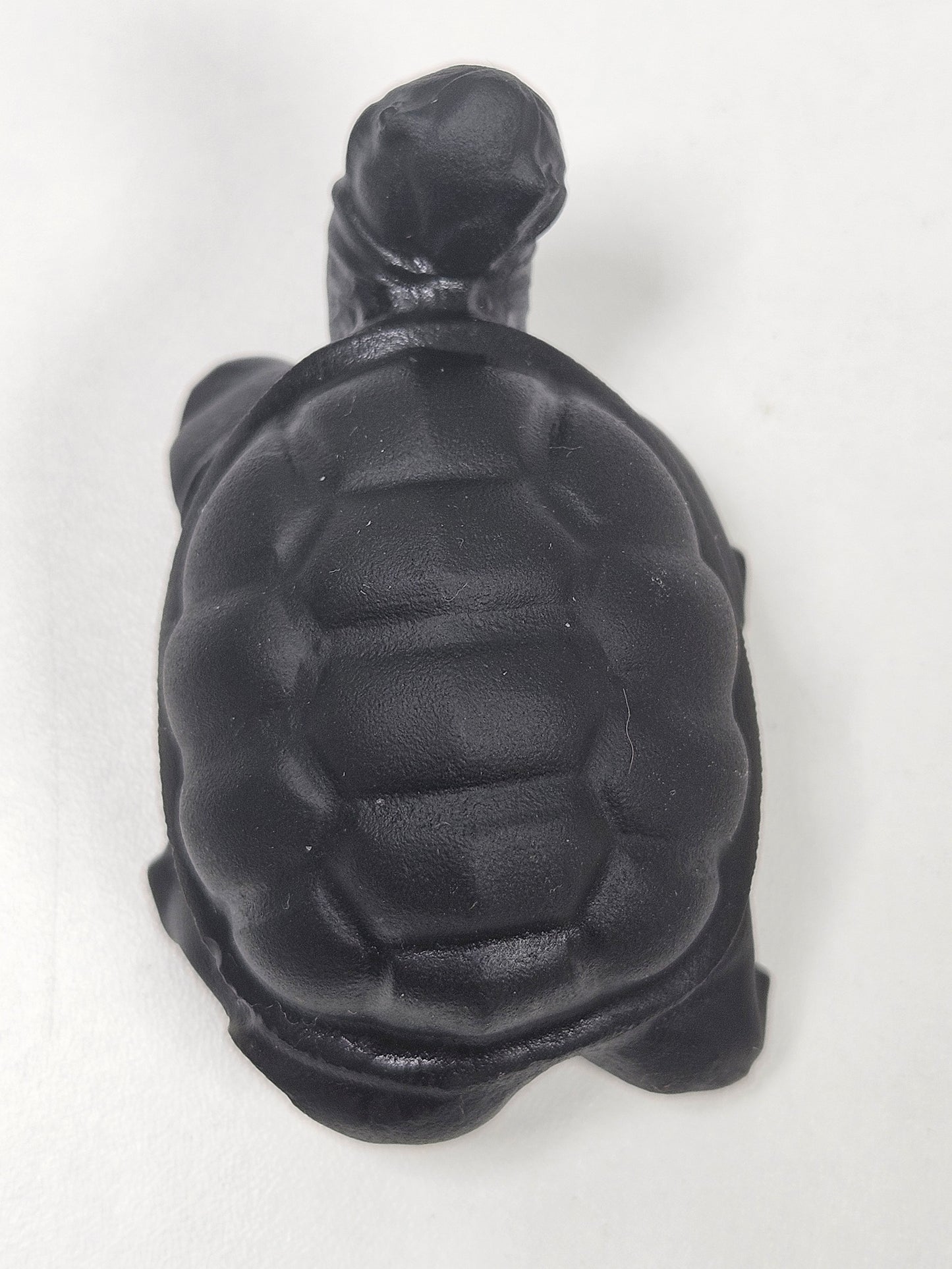 Zwarte obsidiaan schildpad